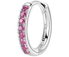 Brosway Stilingi apvalūs vienetiniai auskarai Fancy Passion Ruby FPR85