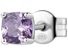 Brosway Stylish sidabrinis single earrings Fancy Magic Violetinė FMP07