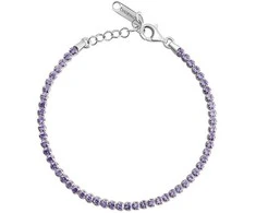 Brosway Teniso apyrankė su kubiniu cirkoniu Fancy Magic Violetinė FMP107