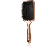 BrushArt Flat Boar Bristle Paddle Plaukų šepetys Bronze
