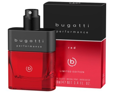 BUGATTI Performance Raudona tualetinis vanduo 100 ml