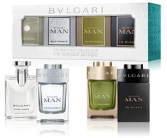 Bvlgari Man Aqua EDT, 5 ml Aqua Marine EDT, 5 ml Wood Essence EDP Glacial Essence, 5 mlmini Set