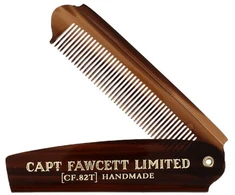 Captain Fawcett Folding Pocket Beard Šukos Sulankstomos kišeninės barzdos šukos, 1vnt.
