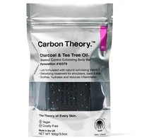 „Carbon Theory“ medžio anglies ir arbatmedžio aliejaus šveičiamoji kūno muilas „Breakout Control“ (šveičiamoji kūno muilas) 100 g