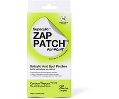 Carbon Theory Anglies teorija Supaciliniai spuogų pleistrai. Zap Patch Pin-Point (Salicilo rūgšties dėmių pleistrai) 40 vnt