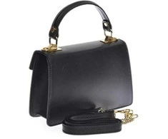 Carla Ferreri Dámská kožená crossbody kabelka CF3153 Nero