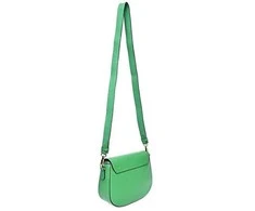 Carla Ferreri Dámská kožená crossbody kabelka CF1885 Verde