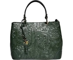 Carla Ferreri Women's leather handbag CF3127 Verde