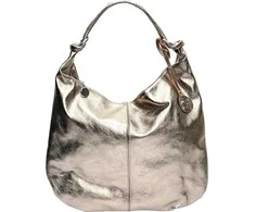 Carla Ferreri Women's Leather Hobo Handbag CF8159 Bronzo