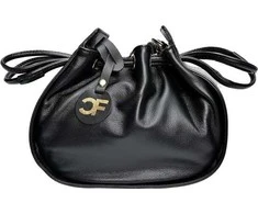 Carla Ferreri Women's leather crossbody handbag CF2221 Nero