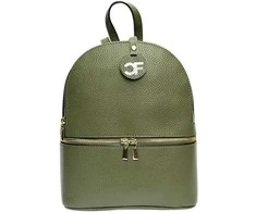 Carla Ferreri Women's leather backpack CF1778 Verde