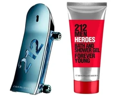 Rinkinys moterims Carolina Herrera 212 Heroes (kvepalai Carolina Herrera 212 Heroes EDT, 90 ml + dušo želė 100 ml)