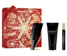 Versace Carolina Herrera Bad Boy rinkinys tualetinio vandens purškiklis 50 ml + tualetinis vandens purškiklis 10 ml + dušo želė 100 ml