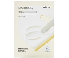 Celimax Pore + Dark Spot Brightening Kreminis Mask lakštinė dviejų dalių kaukė veidui, 4 x 20 ml