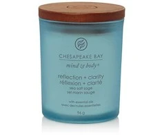 Chesapeake Bay Candle maža žvakė – Reflection &amp; Clarity (Sea Salt Sage)