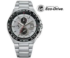 Laikrodis „Citizen Eco-Drive“ radijo bangomis valdomas titano AT8234-85A