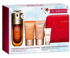 Clarins dvigubas serumas ir ypač stangrinanti kolekcija odos serumas