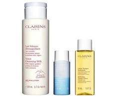 Clarins Dovanų rinkinys valomosios odos priežiūrai Drėkinamasis valomasis rinkinys