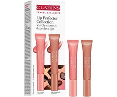 Rinkinys „Clarins Lip Perfector Duo“ – 05 „Candy Simmer“ 12 ml + 06 „Rosewood Simmer“ 12 ml