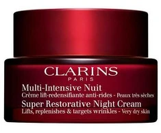 Clarins Super Restorative Night Kreminis Very Dry Skin Night Skin Kreminis moterims, 50 ml