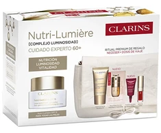 Clarins Crema De Día Todo Tipo De Pieles Nutri Lumière Estuche 5 Piezas