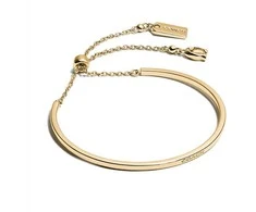 Coach Elegant auksinis plated bracelet for women 37440610GLD710