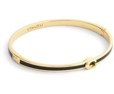 Coach Elegant solid bracelet for women 37546478GLD001