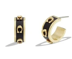 Coach Fashion semicircular earrings for women 37448375GLD001