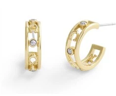 Coach Fashion semicircular earrings for women 37506215GLD710