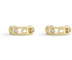 Coach Fashion semicircular earrings for women 37506215GLD710