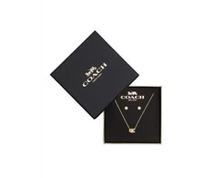 Coach Gold-plated jewelry set with crystals 37412845GLD110