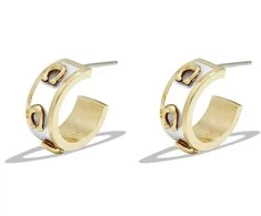 Coach Stylish semicircular earrings for women 37448375GLD100