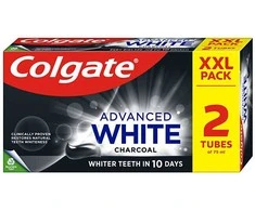 Colgate Pažangi balinamoji dantų pasta su medžio anglimi 2 x 75 ml