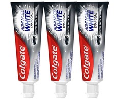 Colgate Advanced Baltas Charcoal whitening toothpaste 3 x 75 ml
