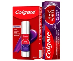 Colgate Max Baltas Violetinė – dantų balinimo rinkinys