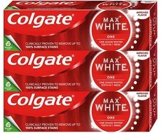 Colgate Whitening toothpaste Max Baltas One 3 x 75 ml