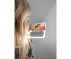 Cosmetic mirror with LED light, baltas KZ2010 CONCEPT