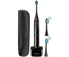 Concept Sonic dantų šepetėlis su travel case Perfect Smile juodas ZK7011