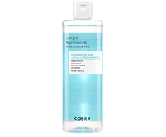 COSRX Low pH Niacinamide Cleansing Water Švelnus micelinis vanduo su niacinamidu, 400 ml