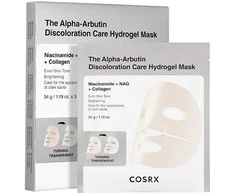 COSRX Arbutin Discoloration Care Hydrogel Mask, 34g * 3 pcs