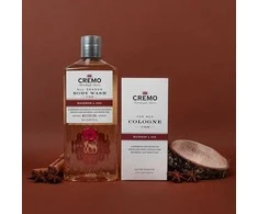 „Cremo Bourbon &amp; Oak“ kūno priežiūros dovanų rinkinys