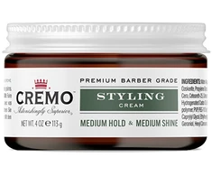 „Cremo“ plaukų formavimo kremas vidutinės fiksacijos ir vidutinio blizgesio suteikiantis kremas (stimuliuojantis kreminis) 113 g