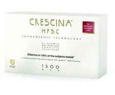 Crescina Plaukų augimo ir slinkimo prevencijos priemonės vyrams Transdermic level 1300 pažengusios fazės 20 x 3,5 ml