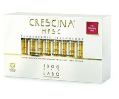 Crescina Hair growth support care for men Transdermic level 1300 advanced phase 20 x 3.5 ml