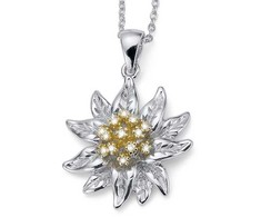 Crystalp Putojantis sidabrinis karoliai Protěž 30552.S