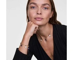 Daniel Wellington Gražus bronzinis pakabukas su perlamutru DW00401460