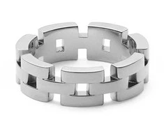 Daniel Wellington Charming 3-Link Steel Ring DW0040102