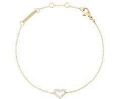 Daniel Wellington Charming auksinis-plated bracelet with a heart Mirelle DW00401617