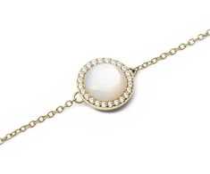 Daniel Wellington Žavinga apyrankė su perlamutru ir kristalais Audrey DW00401423