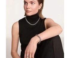 Daniel Wellington Išskirtinė moteriška plieninė apyrankė „Chunky Chain“ DW00400849